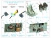 Quinta Studio QD48442 P-47N Thunderbolt 3D-Printed coloured Interior on decal paper (Academy) 1/48